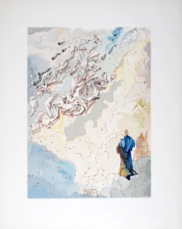 Lithograph Dali - Le 6ème ciel de Jupiter