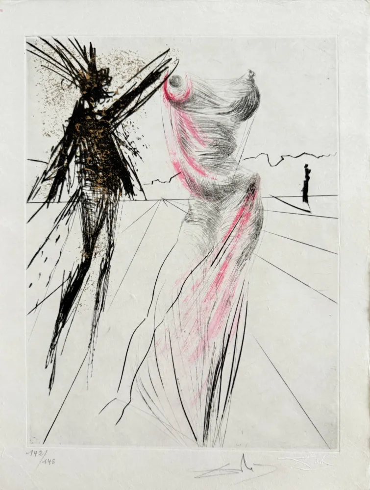 Drypoint Dali - Le Buste (The Bust)