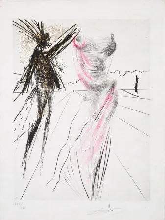 Drypoint Dali - Le Buste (The Bust)