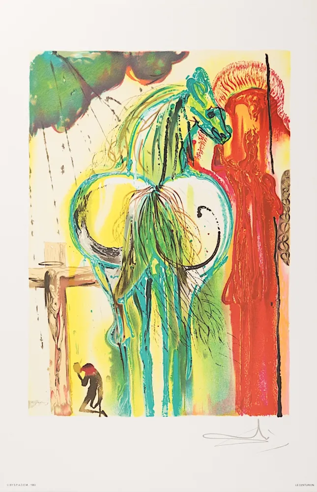 Lithograph Dali - Le Centurion