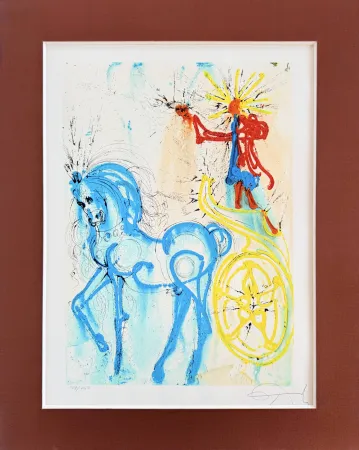 Lithograph Dali - Le cheval de triomphe