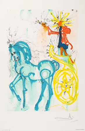 Lithograph Dali - Le Cheval de Triomphe (Horse of Triumph)