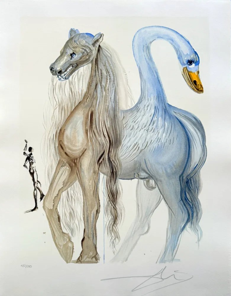 Lithograph Dali - Le Chimère d'Horace (Horace's chimera)