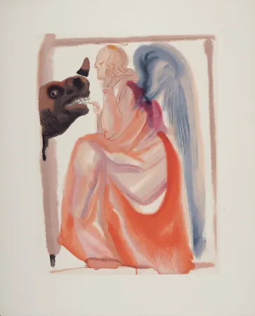 Lithograph Dali - Le ciel de Mercure