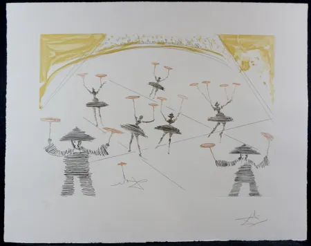 Etching Dali - Le Cirque Chinois