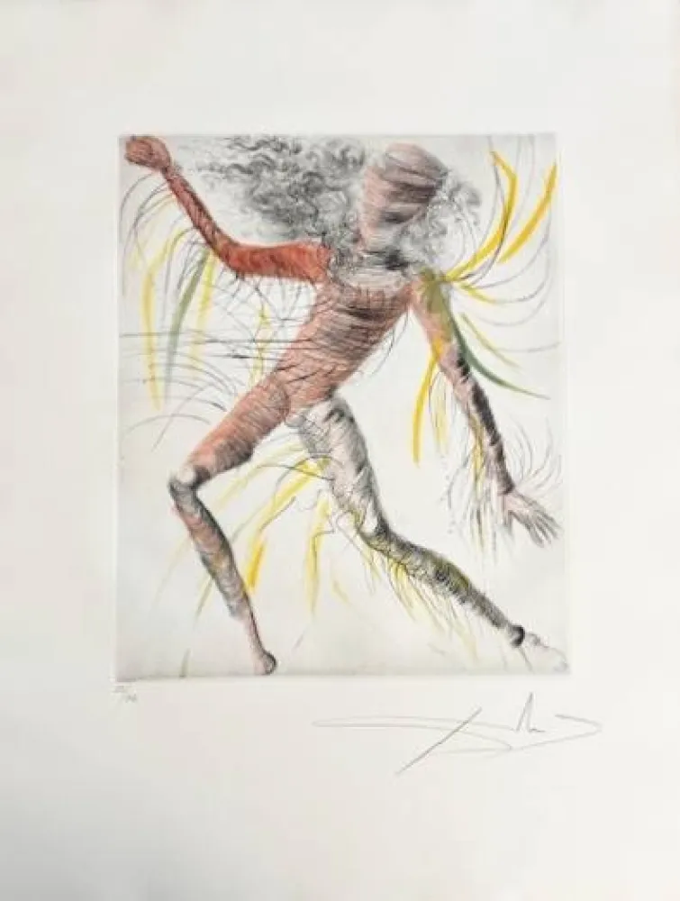 Drypoint Dali - Le Cosmonaute (The Cosmonaut)