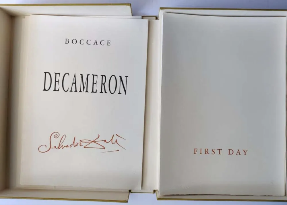 Lithograph Dali - Le Décaméron (1972) english , E.A