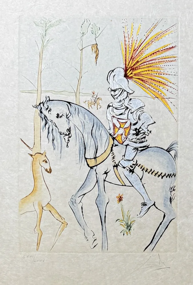 Drypoint Dali - Le Gué du sang