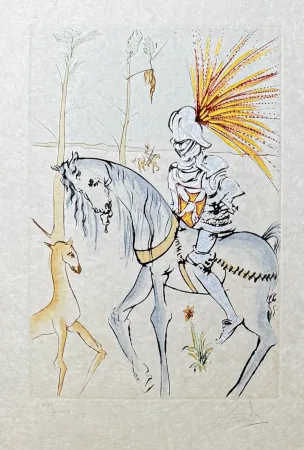 Drypoint Dali - Le Gué du sang