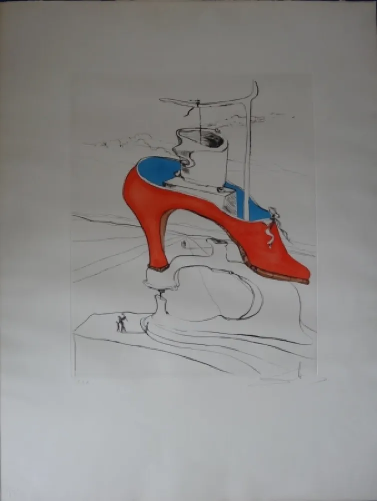 Engraving Dali - Le Malédiction vaincue