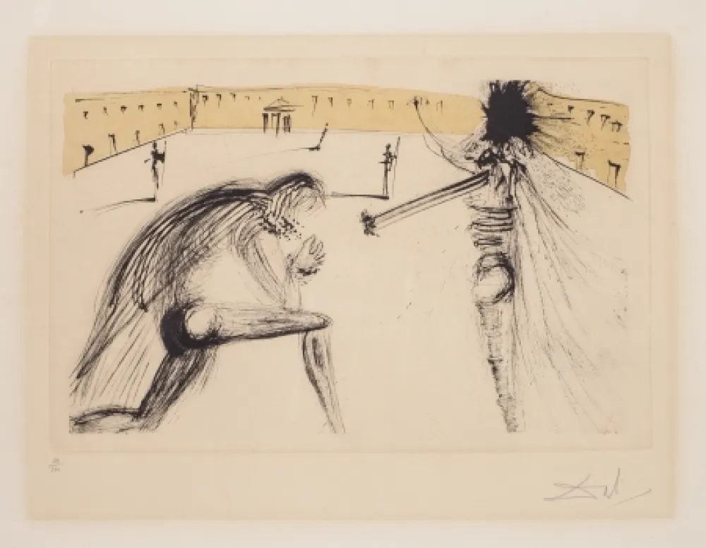 Etching Dali - Le Pardon De Sigismund