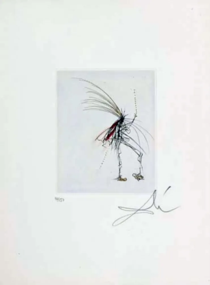 Etching Dali - Le Petit Demon (The Little Demon)
