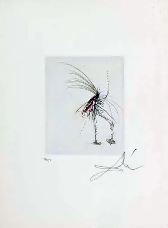 Etching Dali - Le Petit Demon (The Little Demon)