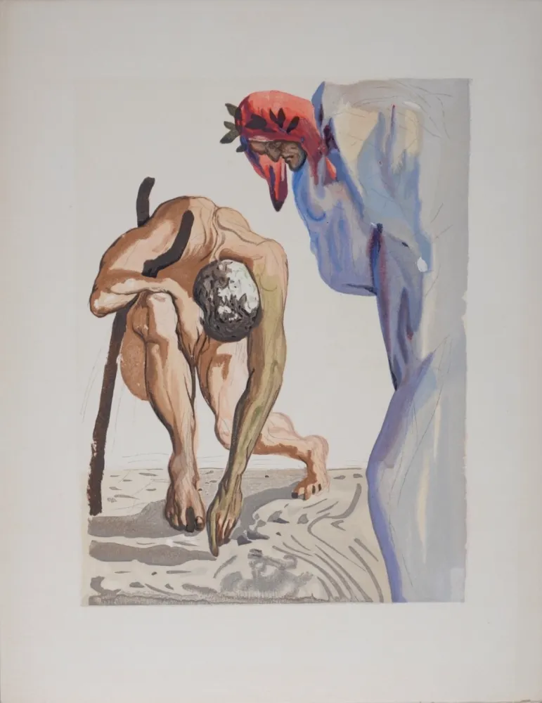Lithograph Dali - Le Prince de la vallée fleurie