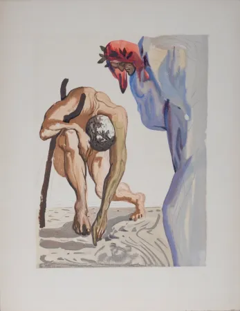 Lithograph Dali - Le Prince de la vallée fleurie