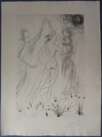 Engraving Dali - Le Printemps