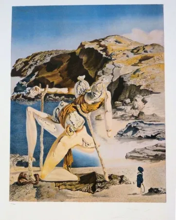 Lithograph Dali - Le spectre du sex appeal