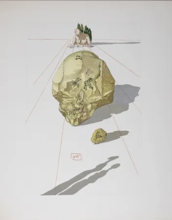 Lithograph Dali - Le Supplice des Hypocrites