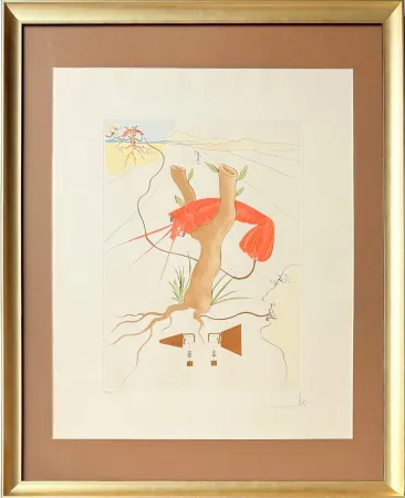 Drypoint Dali - Le Téléphone (The Telephone)