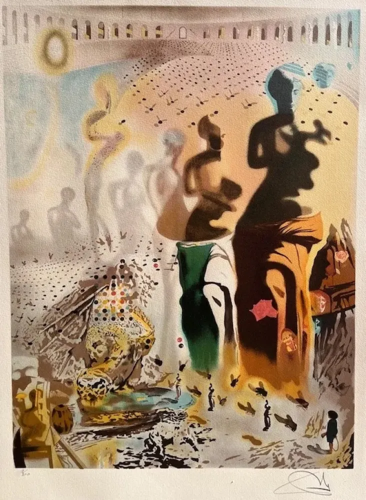 Lithograph Dali - Le Toréador Hallucinogène