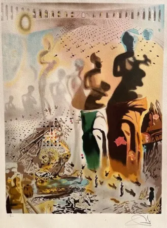 Lithograph Dali - Le Toréador Hallucinogène