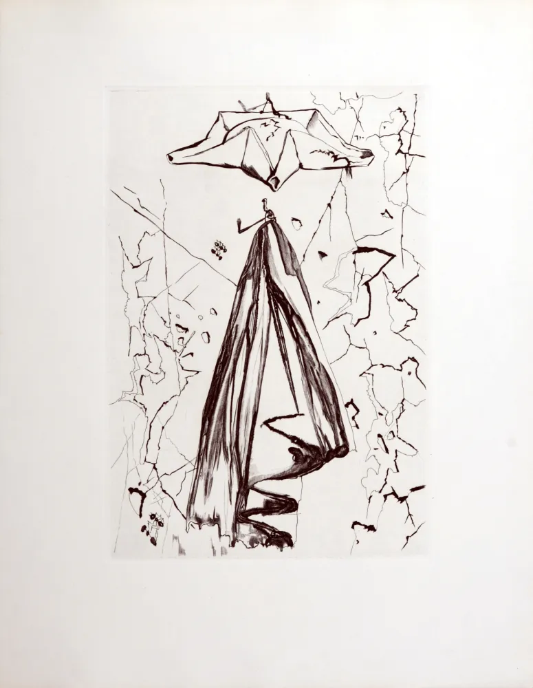 Etching Dali - Le Tricorne, 1958