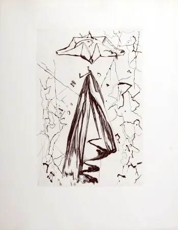 Etching Dali - Le Tricorne, 1958