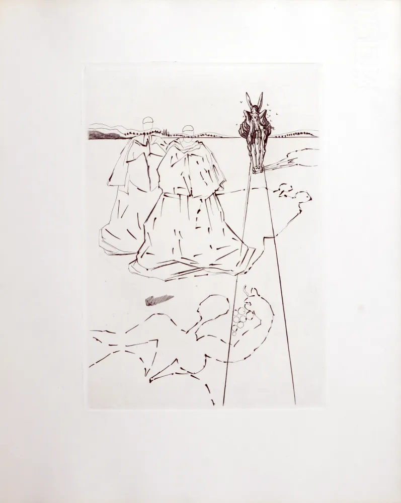 Etching Dali - Le Tricorne, 1958