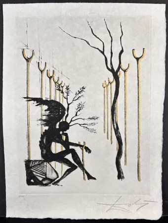 Etching Dali - Le Vitrail