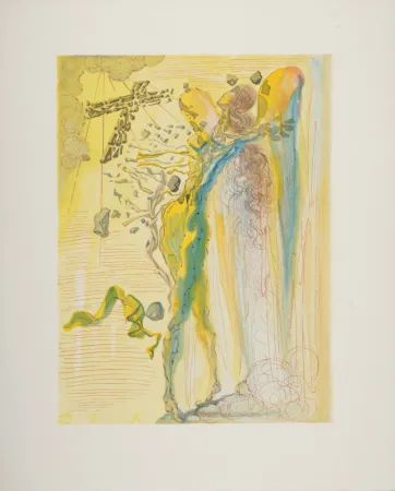 Woodcut Dali - L'Eclat des Corps Glorieux, 1963