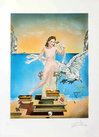 Lithograph Dali - LEDA ATOMICA. Lithographie signée (1976)