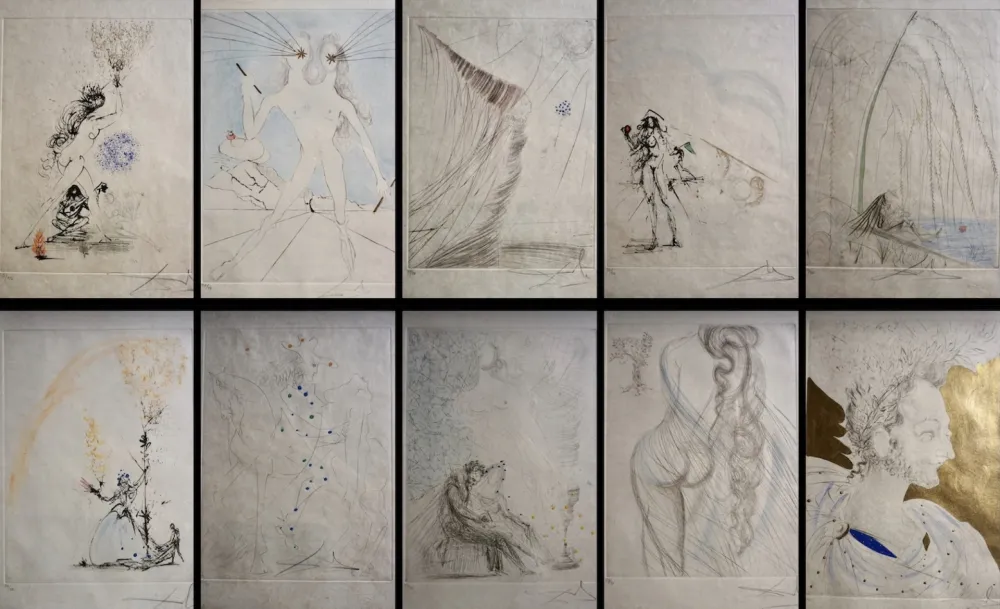 Etching Dali - Les Amours de Cassandre Suite