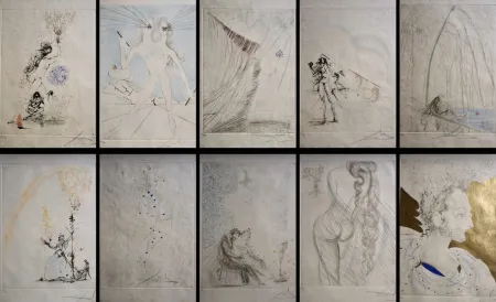 Etching Dali - Les Amours de Cassandre Suite