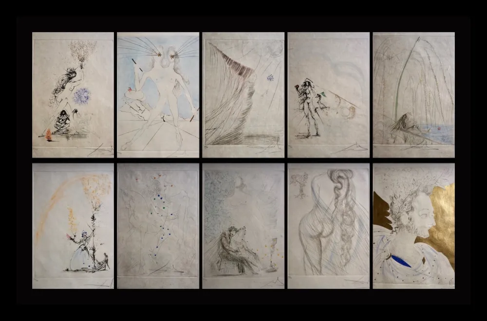 Etching Dali - Les Amours de Cassandre Suite
