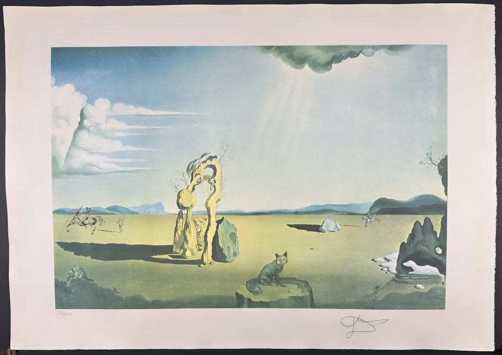 Etching Dali - Les Betes Sauvages Dans le Desert