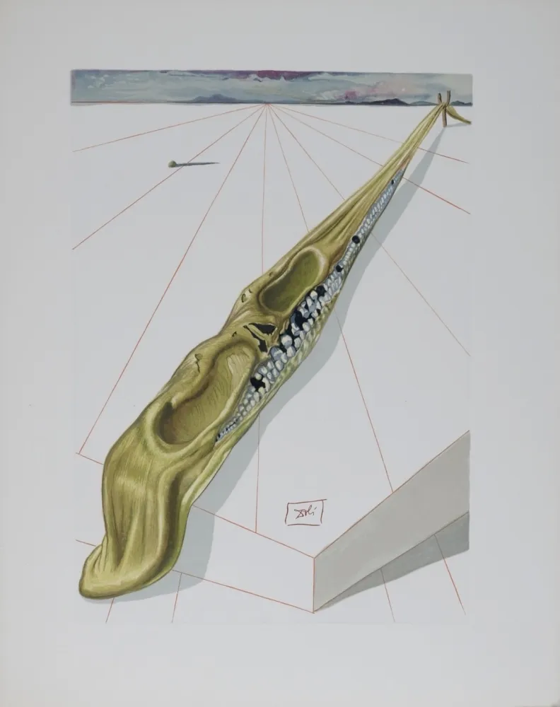Lithograph Dali - Les Blasphémateurs