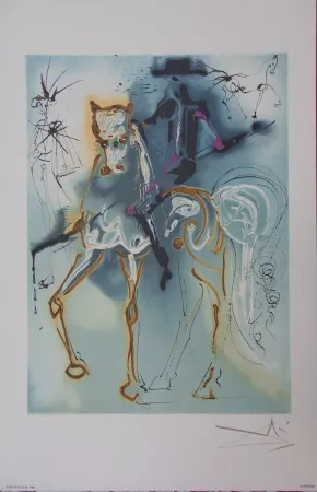 Lithograph Dali - Les Chevaux, Le Picador