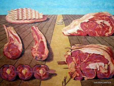 Lithograph Dali - Les entreplats sodamises