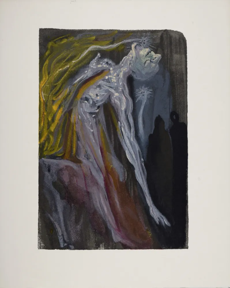 Lithograph Dali - Les Erinyes