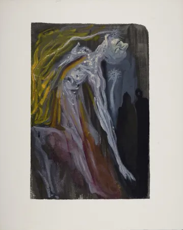 Lithograph Dali - Les Erinyes