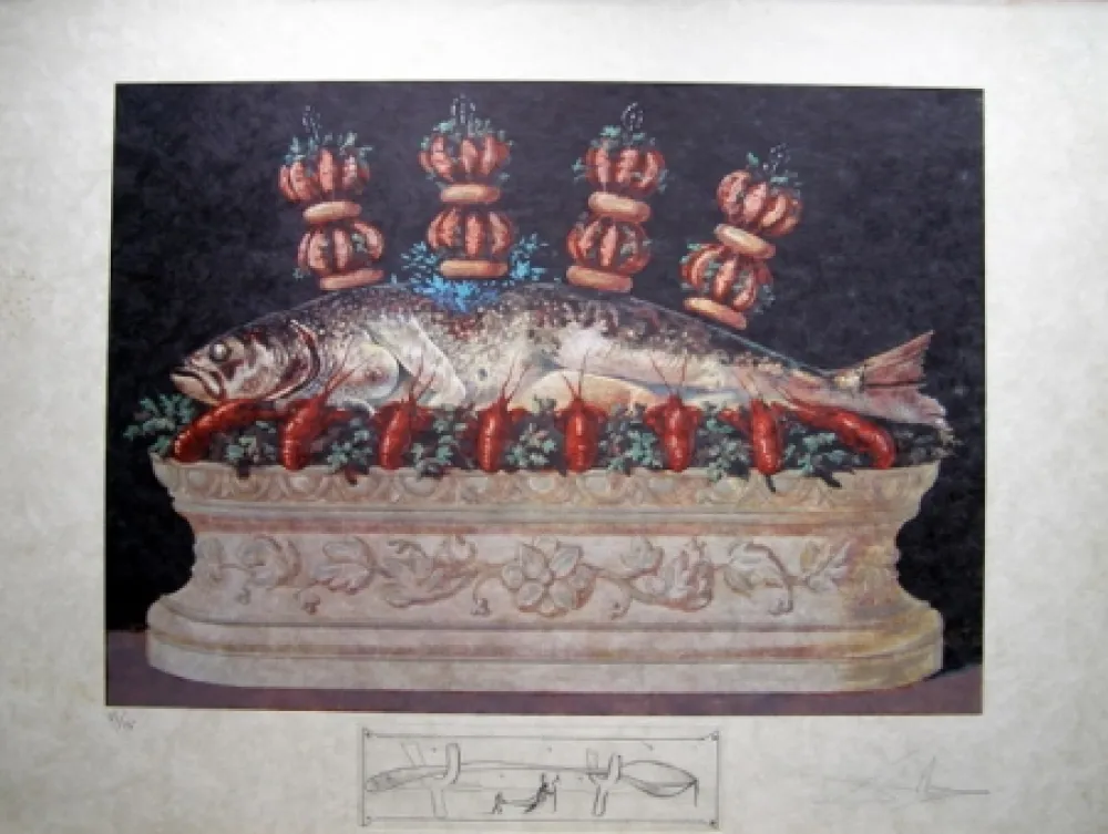 Lithograph Dali - LES PANACHES PANACHÉS.