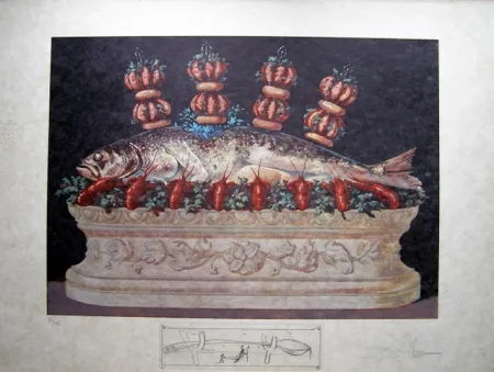 Lithograph Dali - LES PANACHES PANACHÉS.