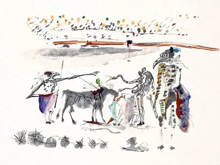 Etching Dali - Les Perroquets (Parrots)