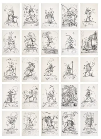 Lithograph Dali - Les Songes Drôlatiques de Pantagruel
