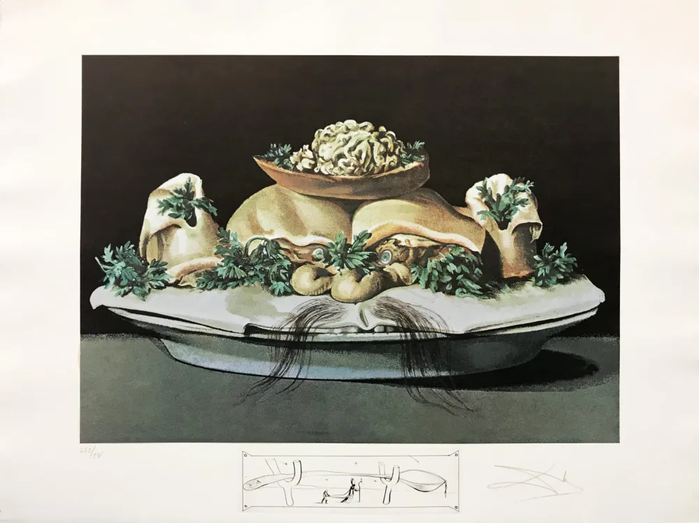 Lithograph Dali - LES SUPRENES DE MAILLAISE LILIPUTIENS