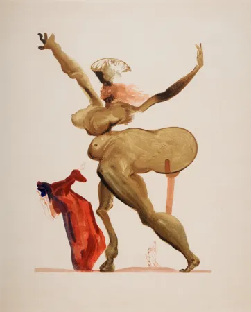 Lithograph Dali - Les Traitres envers leurs hôtes