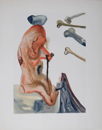 Lithograph Dali - Les Trompeurs