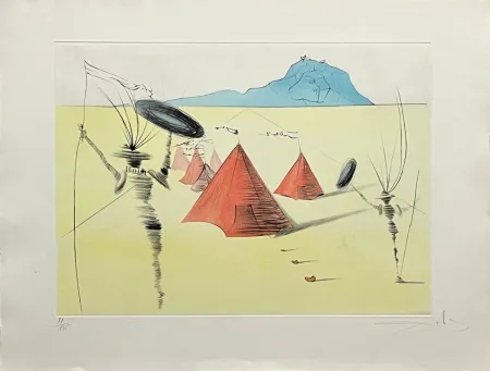 Engraving Dali - Levi