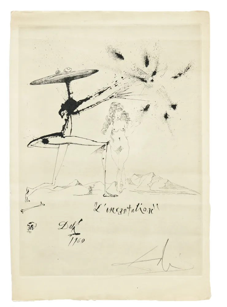 Drypoint Dali - L'Incantation