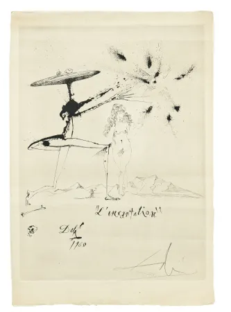 Drypoint Dali - L'Incantation